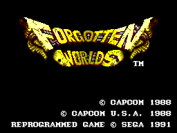 Forgotten Worlds screenshot 5 for Sega Mega Drive